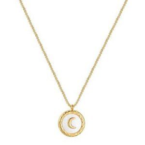 Set 18K Gold Plated Waterproof Crescent Moon